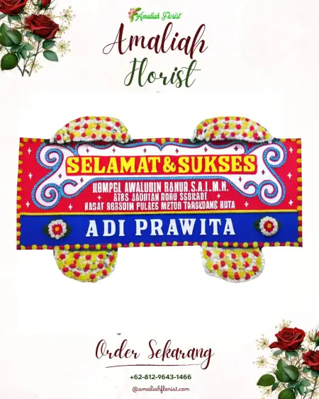 Papan Bunga Ucapan Selamat Darmaga